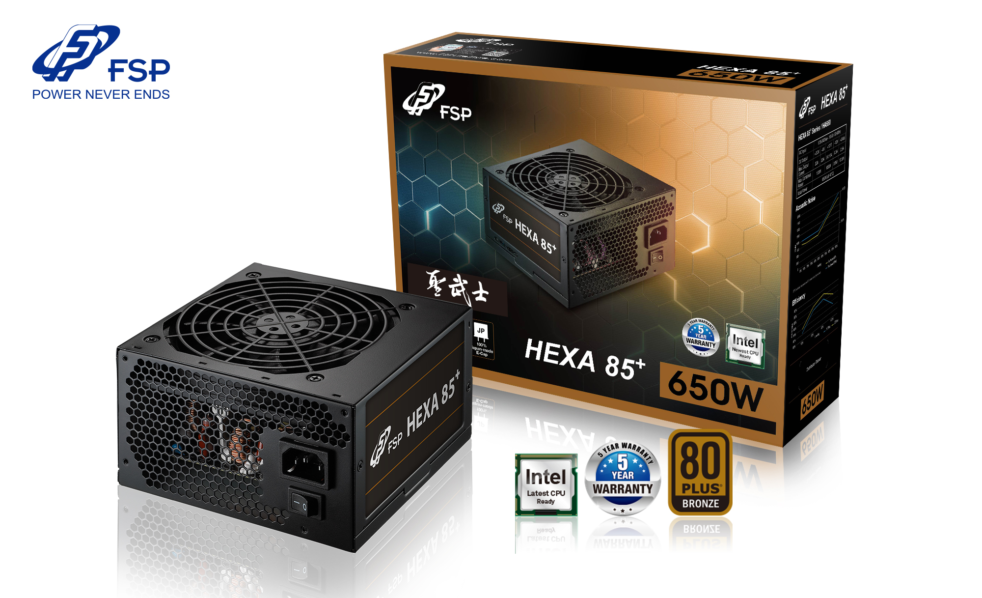 HEXA--85+_650W_右視角+產品_CHT HEXA--85+_650W_右視角+產品_CHT