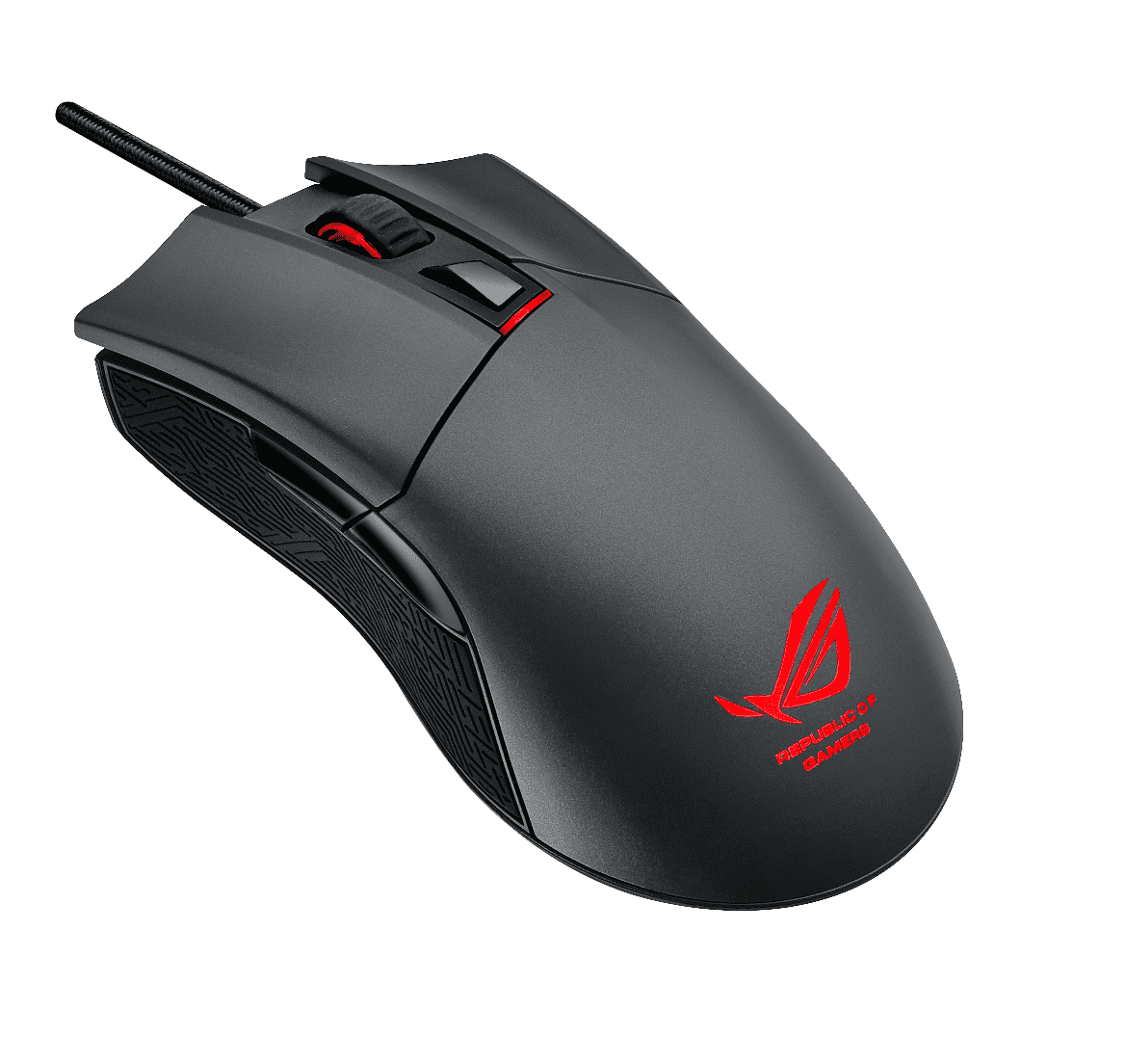 ROG Gladius光學電競滑鼠配備六個可編程按鈕,左、右鍵亦皆獨立於滑鼠外殼,能提供疾速靈敏的反應能力,以及側面兩個可編程的滑動按鍵式開關,玩家只需透過大拇指輕推即可觸發 ROG Gladius光學電競滑鼠配備六個可編程按鈕,左、右鍵亦皆獨立於滑鼠外殼,能提供疾速靈敏的反應能力,以及側面兩個可編程的滑動按鍵式開關,玩家只需透過大拇指輕推即可觸發